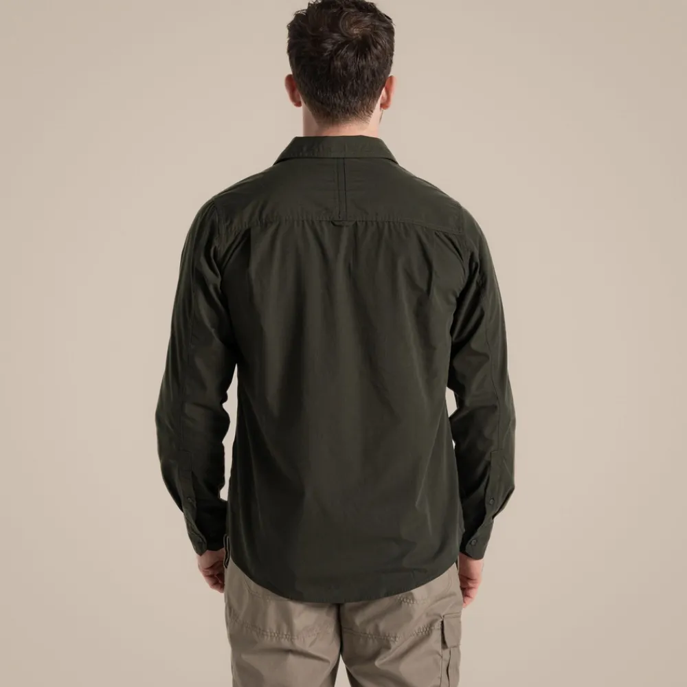 Outlet Expert Mens Kiwi Long Sleeved Shirt | Desert|Mediterranean