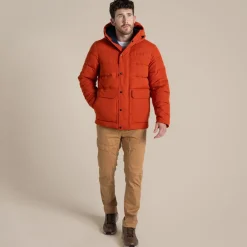 Outlet Men's Aaron Downlike Hooded Jacket | Jungle|Insulated Jackets