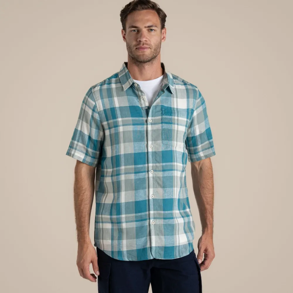Men's Argino Short Sleeved Shirt | Tropical|Desert
