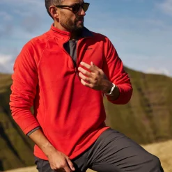 Hot Men's Corey VI Half Zip Fleece | Hiking Holiday|Fleece