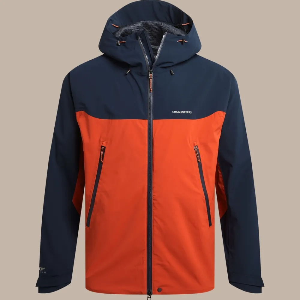 Clearance Men's Diggory Stretch Waterproof Jacket | Hiking Holiday|Jungle