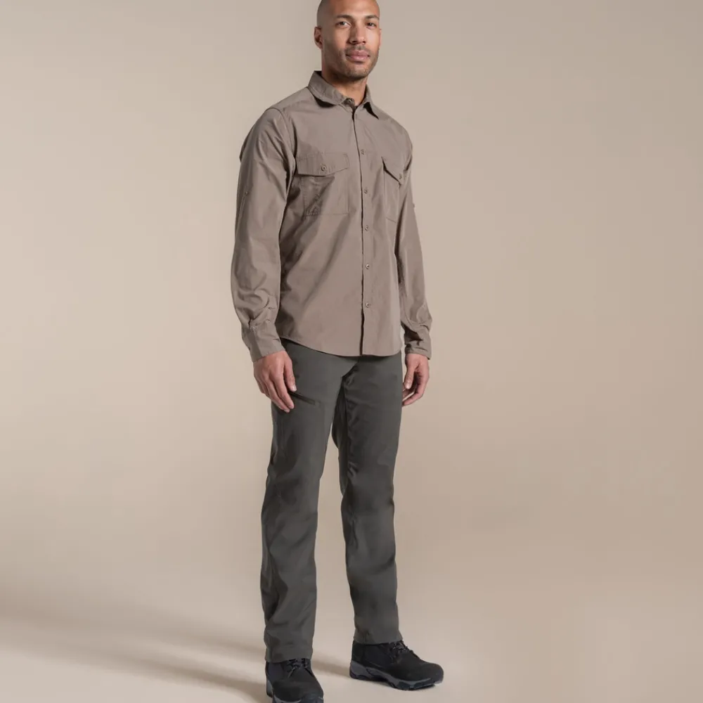 Outlet Men's Kiwi II Long Sleeved Shirt | Desert|Mediterranean