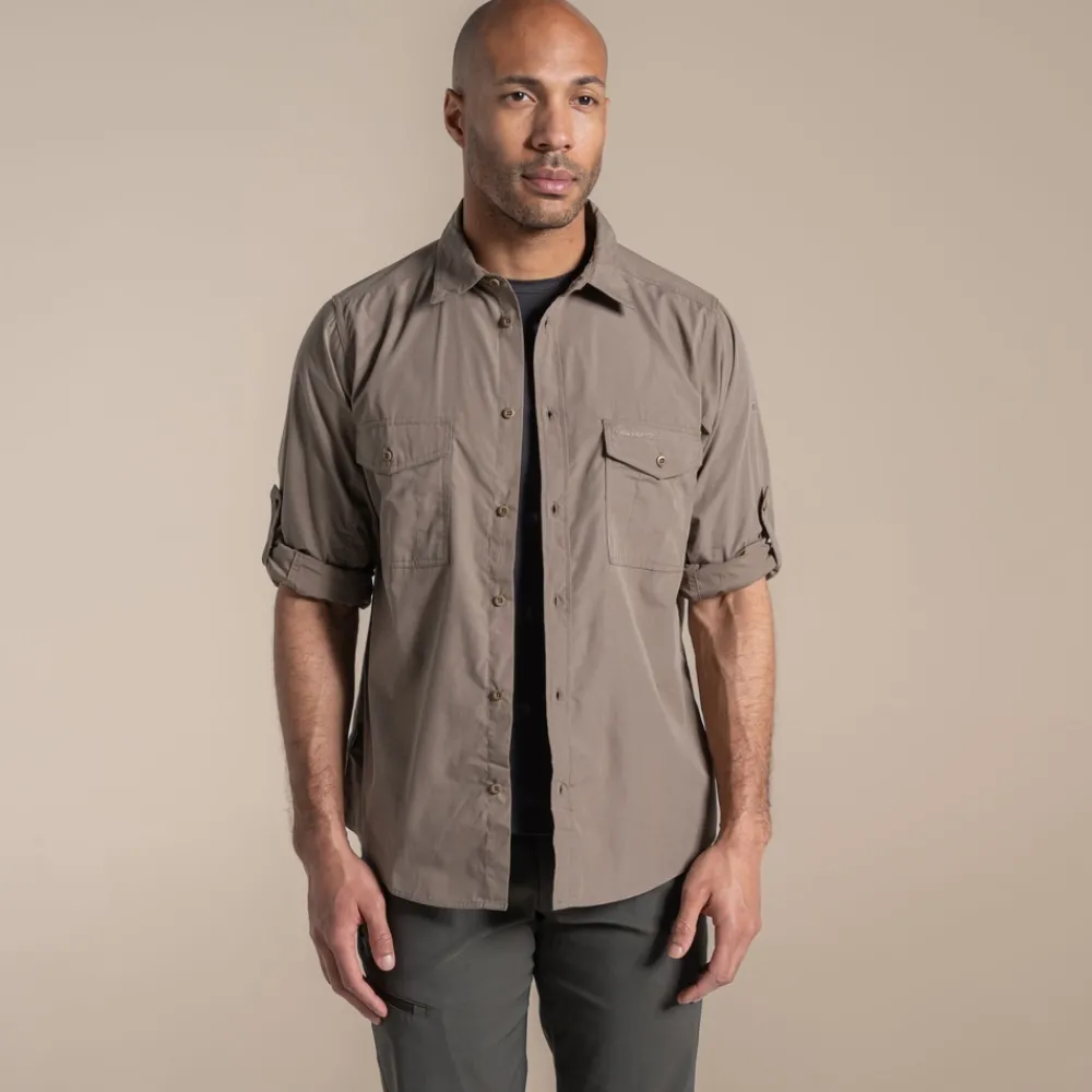 Outlet Men's Kiwi II Long Sleeved Shirt | Desert|Mediterranean