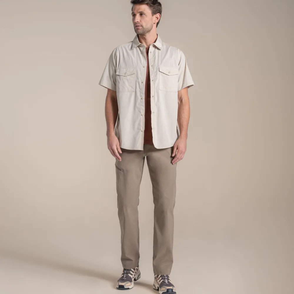 New Men's Kiwi II Short Sleeved Shirt | Desert|Mediterranean
