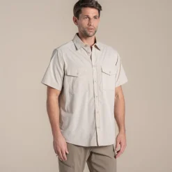 New Men's Kiwi II Short Sleeved Shirt | Desert|Mediterranean