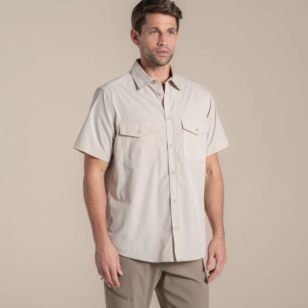 New Men's Kiwi II Short Sleeved Shirt | Desert|Mediterranean