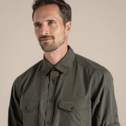Clearance Men's Kiwi Long Sleeved Shirt | Hiking Holiday|Desert