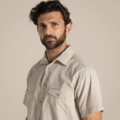 Discount Men's Kiwi Short Sleeved Shirt | Hiking Holiday|Desert