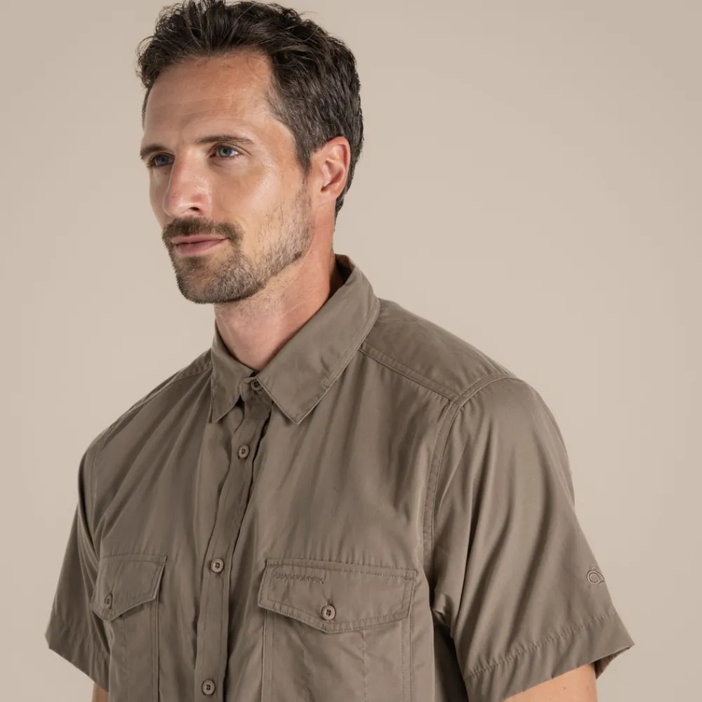 Men's Kiwi Short Sleeved Shirt | Hiking Holiday|Desert