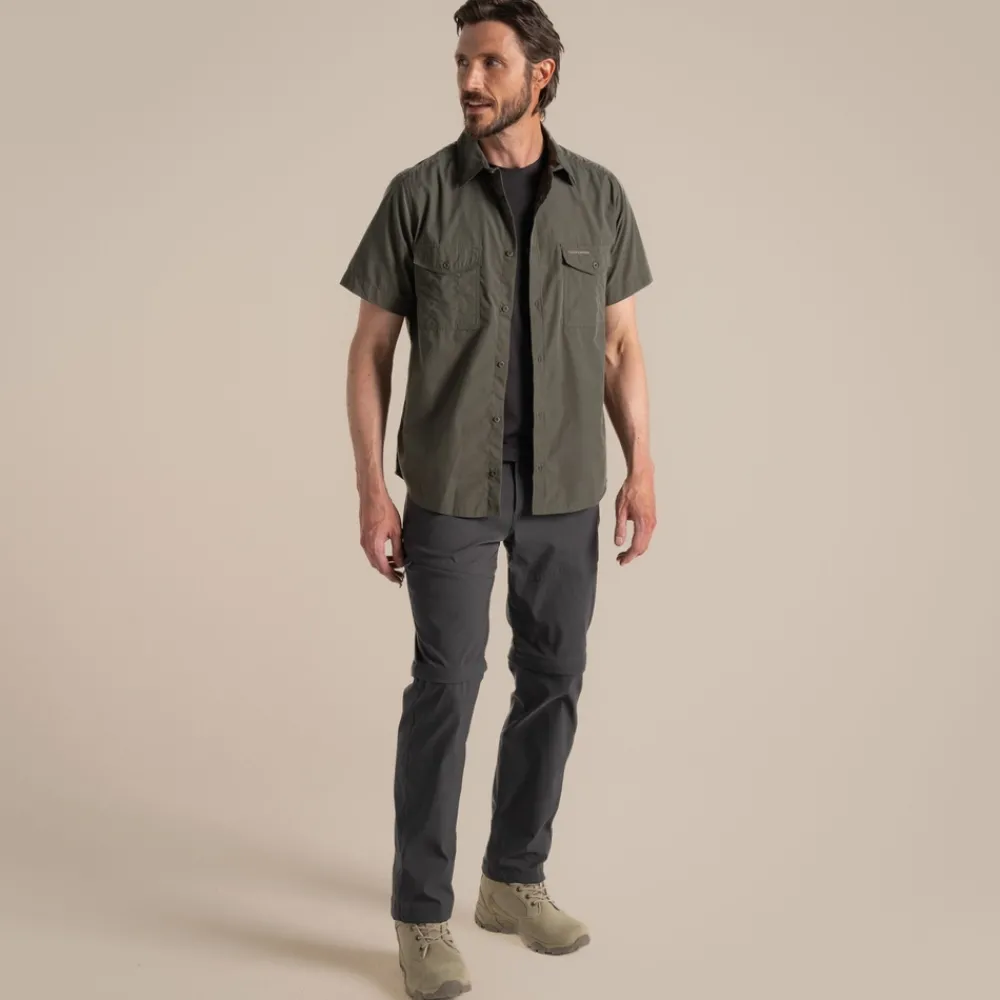 Hot Men's Kiwi Short Sleeved Shirt | Hiking Holiday|Desert
