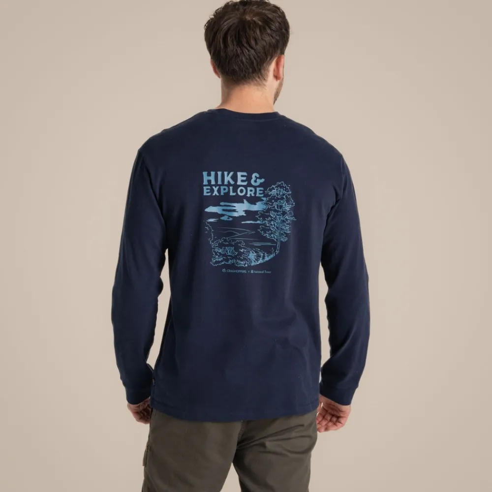 Men's National Trust Limestone Long Sleeved Top | T-Shirts & Tops|Long Sleeve