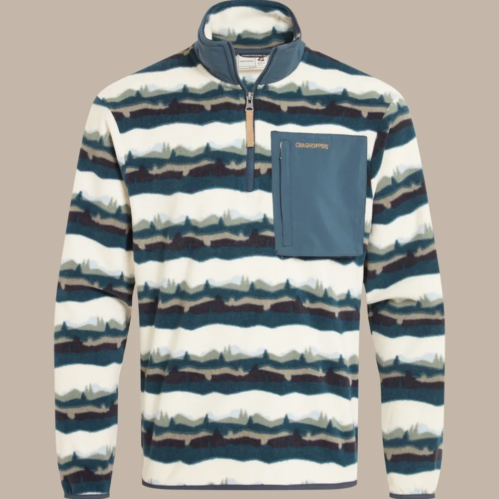 Discount Men's National Trust Losehill Half Zip Fleece | Fleece|Half Zip Fleece