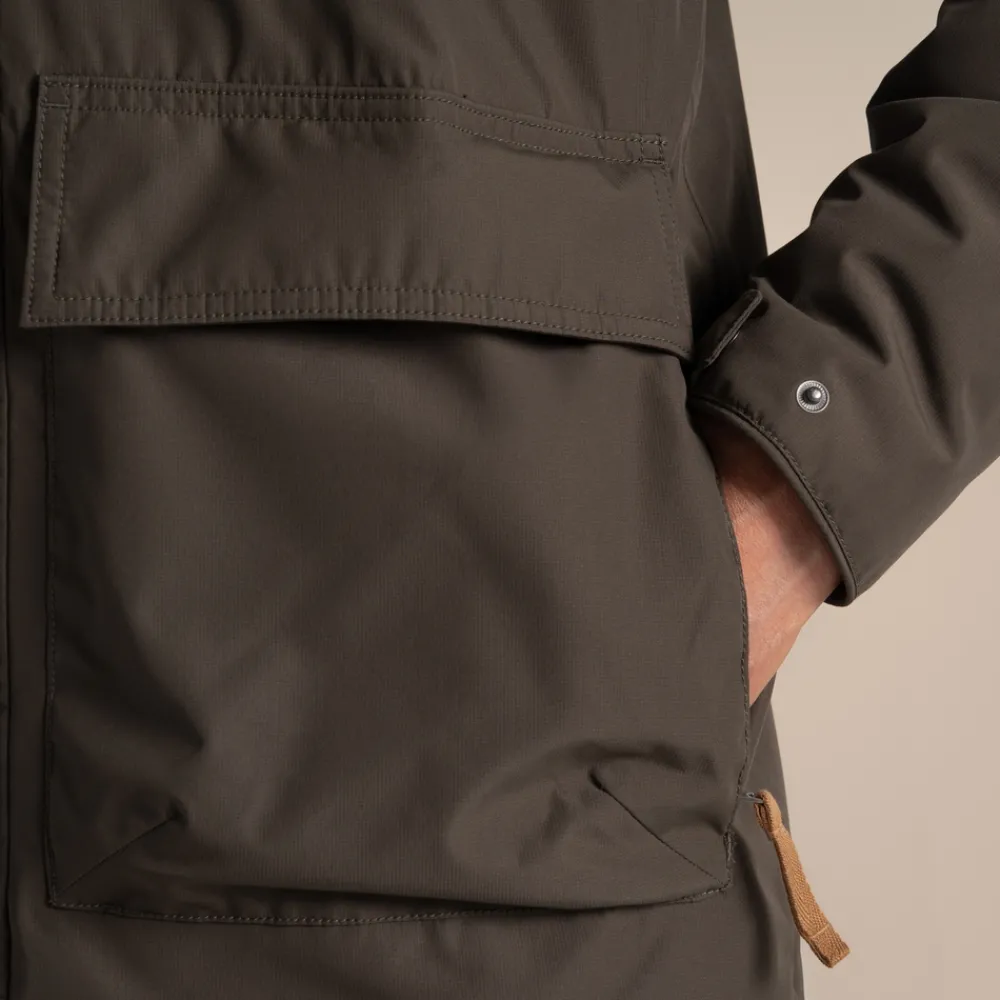 New Men's National Trust Padley Waterproof Jacket | Jungle|Waterproof Jackets