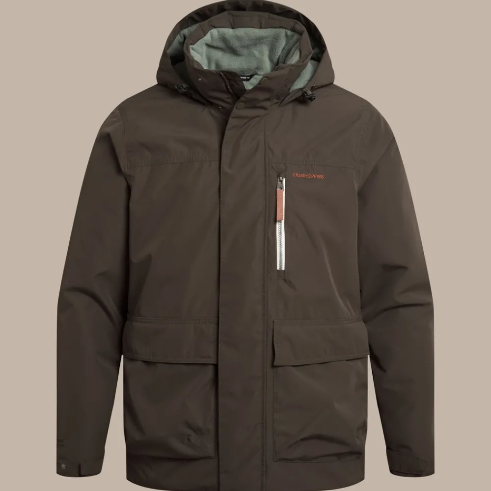 New Men's National Trust Padley Waterproof Jacket | Jungle|Waterproof Jackets