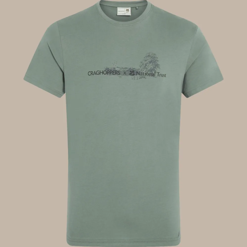 Best Men's National Trust Sabden Short Sleeved T-Shirt | T-Shirts & Tops|Short Sleeve