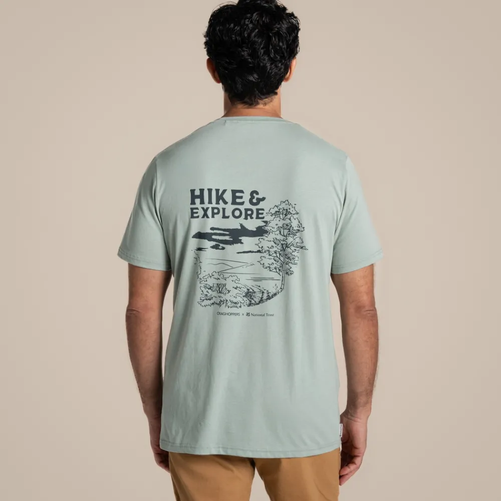 Outlet Men's National Trust Sabden Short Sleeved T-Shirt | T-Shirts & Tops|Short Sleeve
