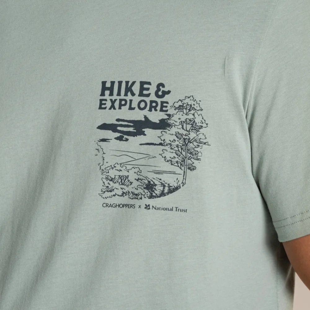Outlet Men's National Trust Sabden Short Sleeved T-Shirt | T-Shirts & Tops|Short Sleeve