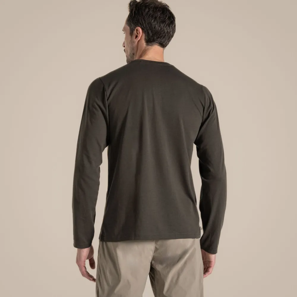 Clearance Men's Nosilife Abel Long Sleeved T-Shirt | Desert|Jungle