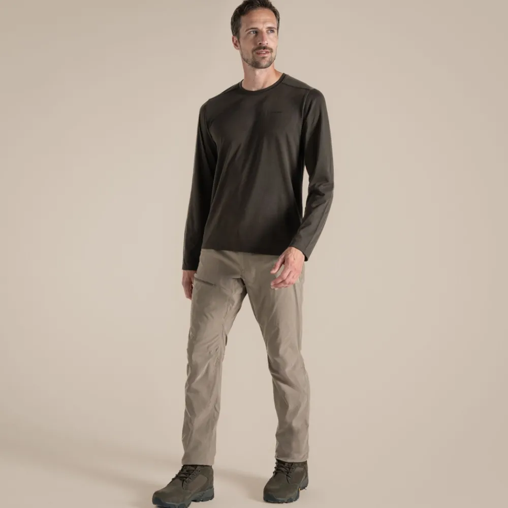Clearance Men's Nosilife Abel Long Sleeved T-Shirt | Desert|Jungle