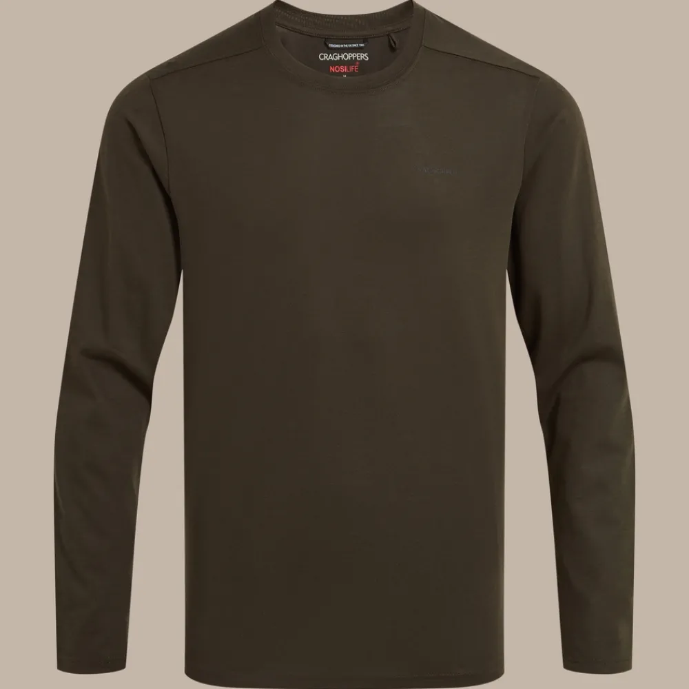 Clearance Men's Nosilife Abel Long Sleeved T-Shirt | Desert|Jungle