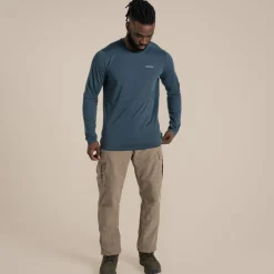 Best Men's Nosilife Abel Long Sleeved T-Shirt | Desert|Jungle