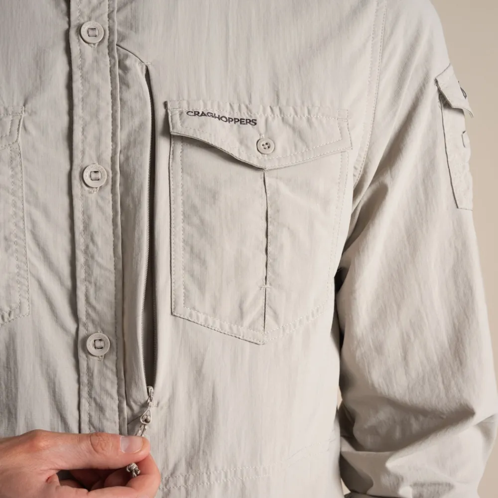 Hot Men's NosiLife Adventure Long Sleeved Shirt III | Desert|Jungle