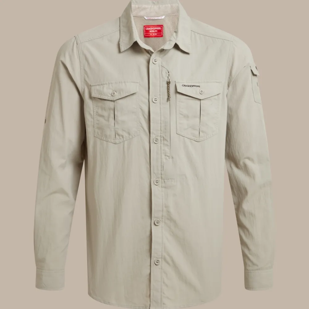 Hot Men's NosiLife Adventure Long Sleeved Shirt III | Desert|Jungle