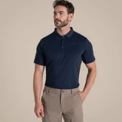 Clearance Men's NosiLife Bramshaw Golf Short Sleeved Polo Top | Desert|Jungle