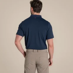 Clearance Men's NosiLife Bramshaw Golf Short Sleeved Polo Top | Desert|Jungle