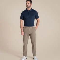 Clearance Men's NosiLife Bramshaw Golf Short Sleeved Polo Top | Desert|Jungle