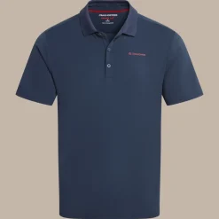 Clearance Men's NosiLife Bramshaw Golf Short Sleeved Polo Top | Desert|Jungle