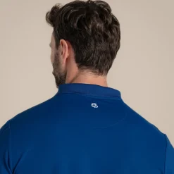 Hot Men's NosiLife Bramshaw Golf Long Sleeved Polo Top | Desert|Jungle