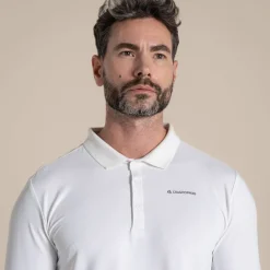 Best Men's NosiLife Bramshaw Golf Long Sleeved Polo Top | Desert|Jungle