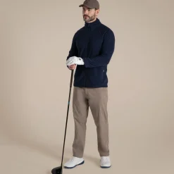 Clearance Men's NosiLife Bromsgrove Golf Full Zip Fleece | Desert|Tropical