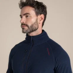 Clearance Men's NosiLife Bromsgrove Golf Full Zip Fleece | Desert|Tropical