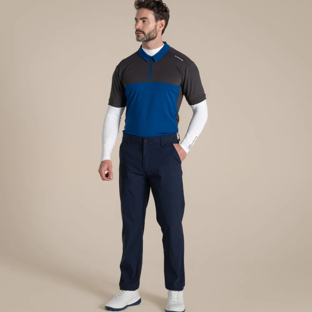 Sale Men's NosiLife Golf Long Sleeved Mock Neck Top | Desert|Jungle