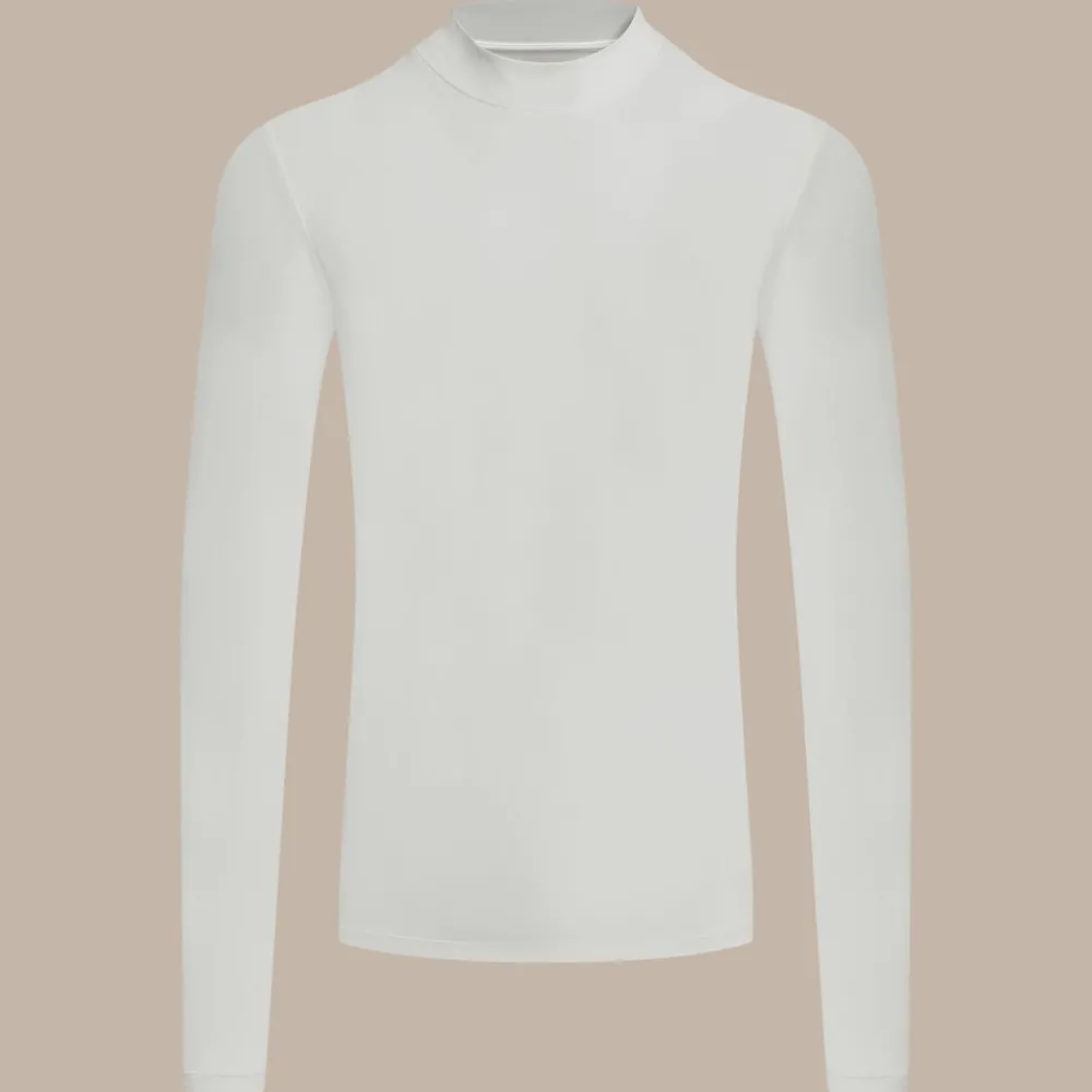 Sale Men's NosiLife Golf Long Sleeved Mock Neck Top | Desert|Jungle