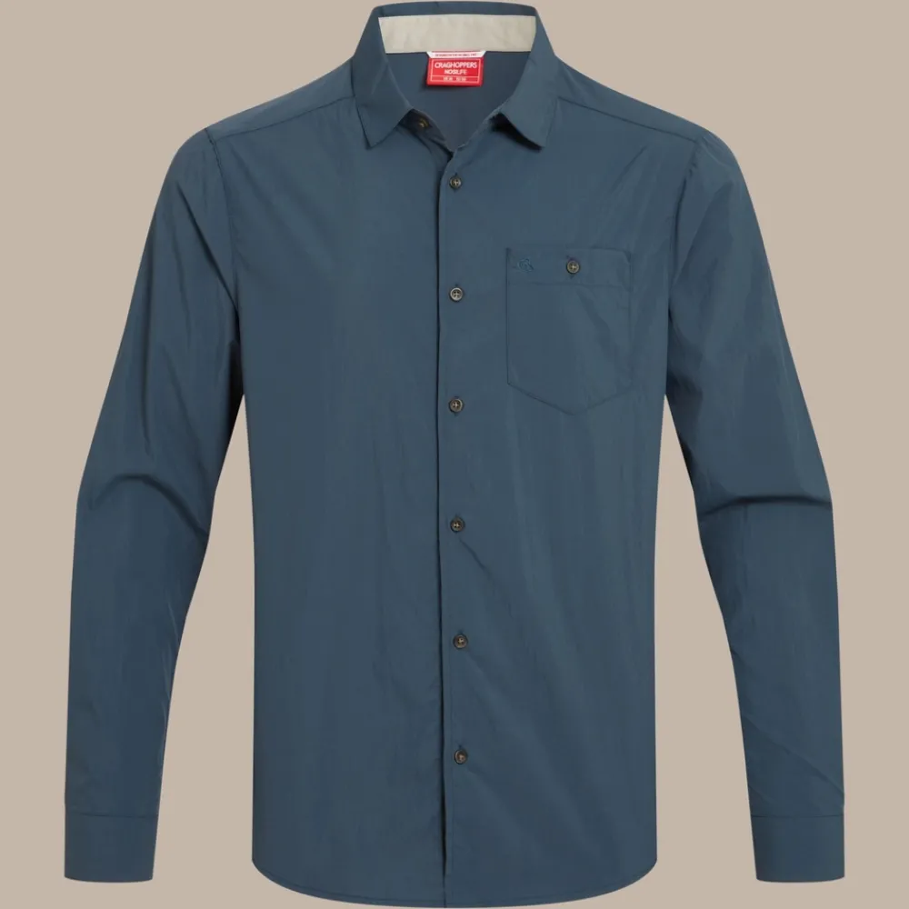 Outlet Men's NosiLife Nuoro Long Sleeved Shirt II | Desert|Jungle