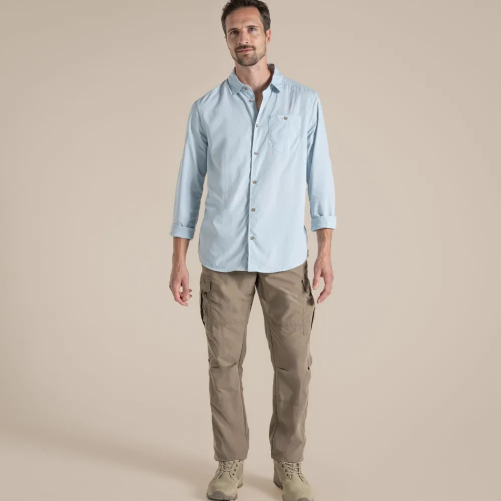 Online Men's NosiLife Nuoro Long Sleeved Shirt II | Desert|Jungle