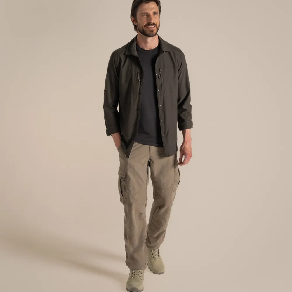 NosiLife Pro Long Sleeved Shirt V | Desert|Jungle
