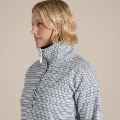 Best Women's Daisy Half Zip Fleece | Women Hiking Holiday|Fleece