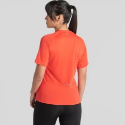 Clearance Women's Dynamic Pro Short Sleeve T-Shirt | Women Hiking Holiday|T-Shirts & Tops