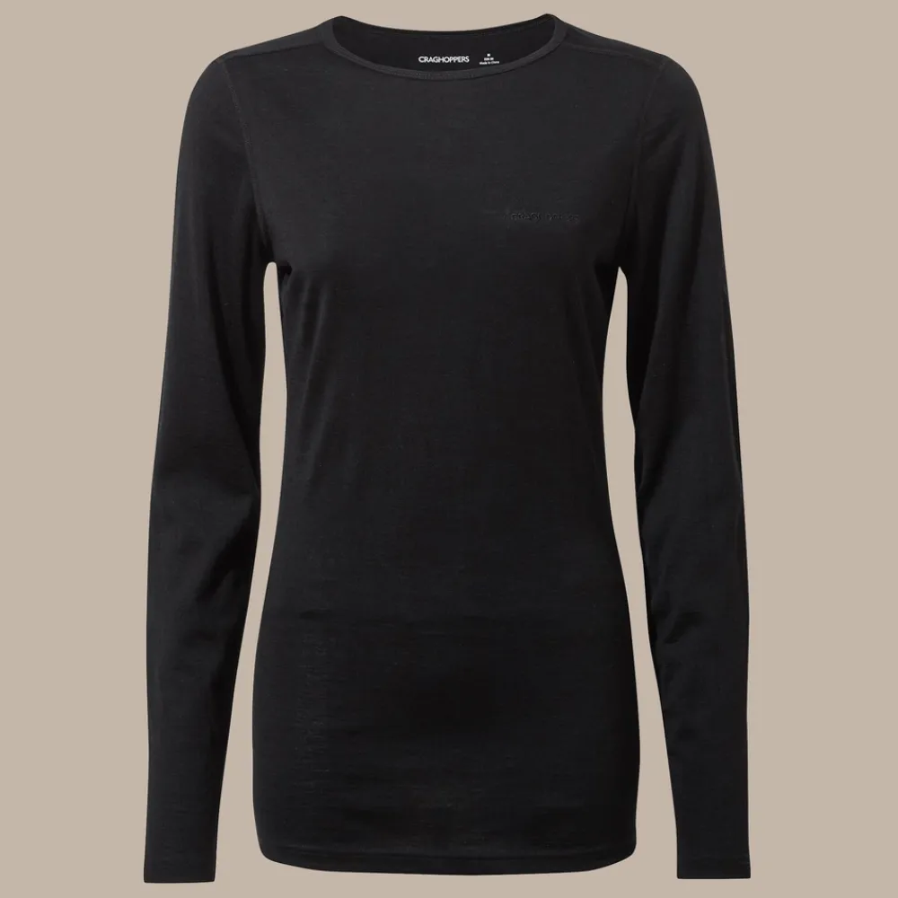Clearance Women's Merino Crew Neck Long Sleeved Baselayer II | Women T-Shirts & Tops|Long Sleeve