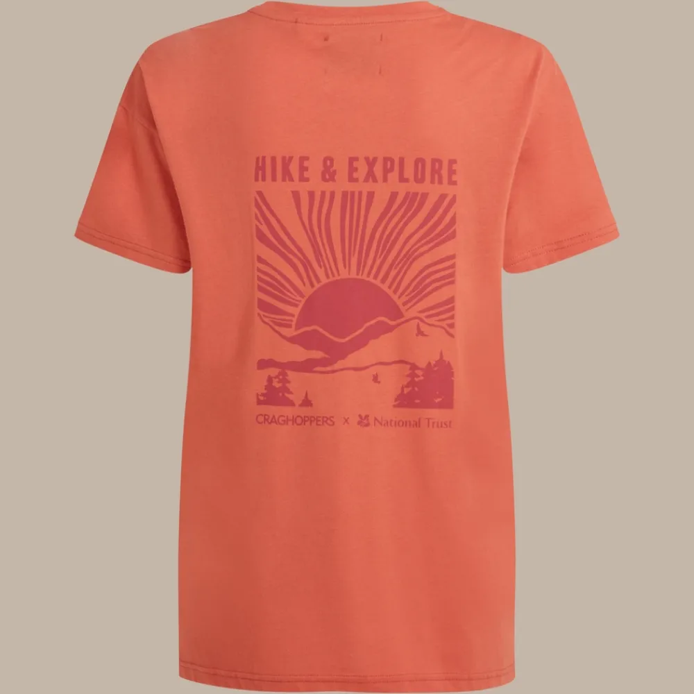 New Women's National Trust Bistort Short Sleeved T-Shirt | Women T-Shirts & Tops|Short Sleeve