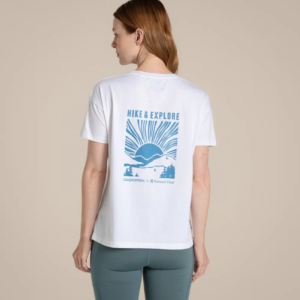 Sale Women's National Trust Bistort Short Sleeved T-Shirt | Women T-Shirts & Tops|Short Sleeve
