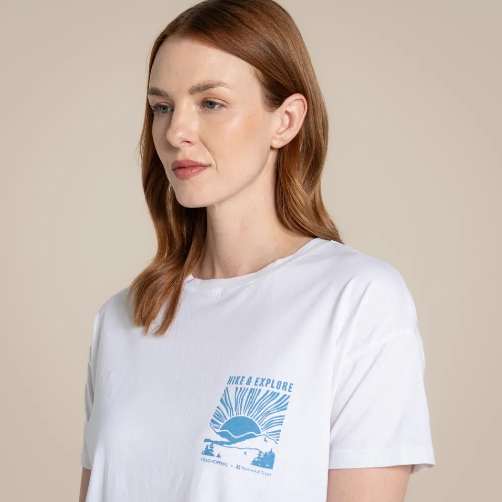 Sale Women's National Trust Bistort Short Sleeved T-Shirt | Women T-Shirts & Tops|Short Sleeve