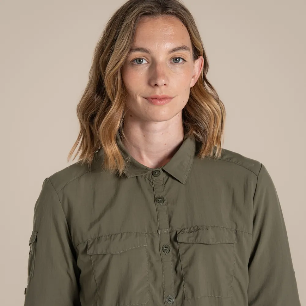 Sale Women's NosiLife Adventure Long Sleeved Shirt III | Women Desert|Jungle
