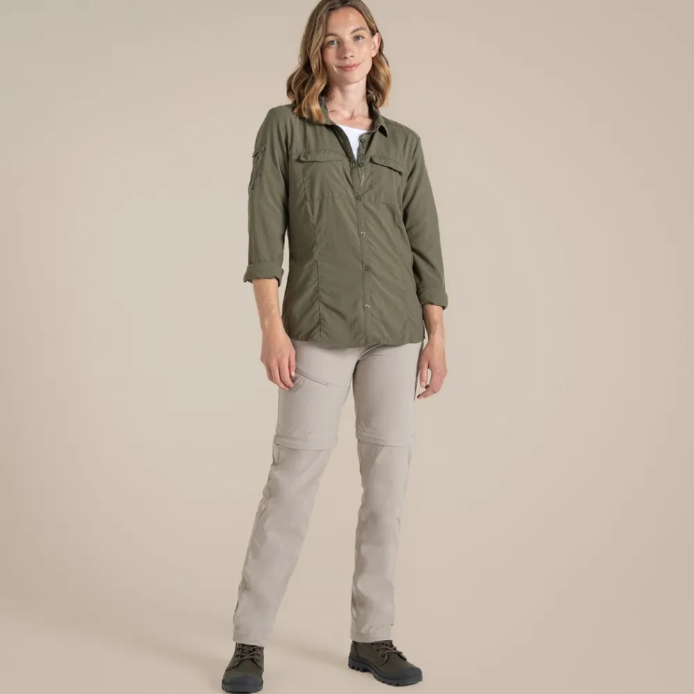 Sale Women's NosiLife Adventure Long Sleeved Shirt III | Women Desert|Jungle