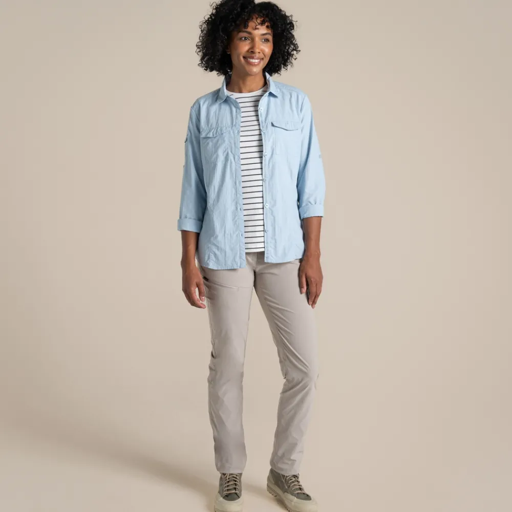 Hot Women's NosiLife Adventure Long Sleeved Shirt III | Women Desert|Jungle
