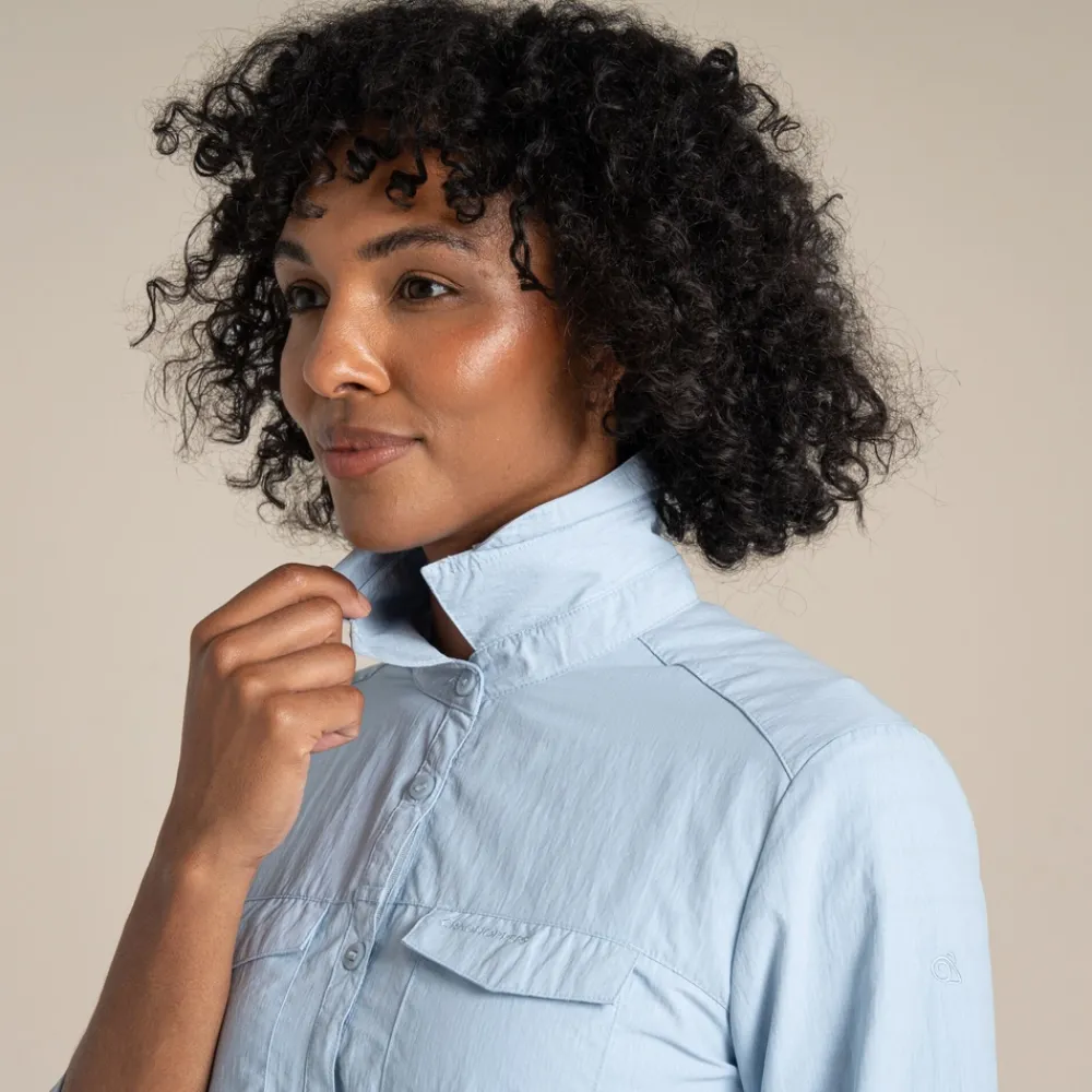 Hot Women's NosiLife Adventure Long Sleeved Shirt III | Women Desert|Jungle